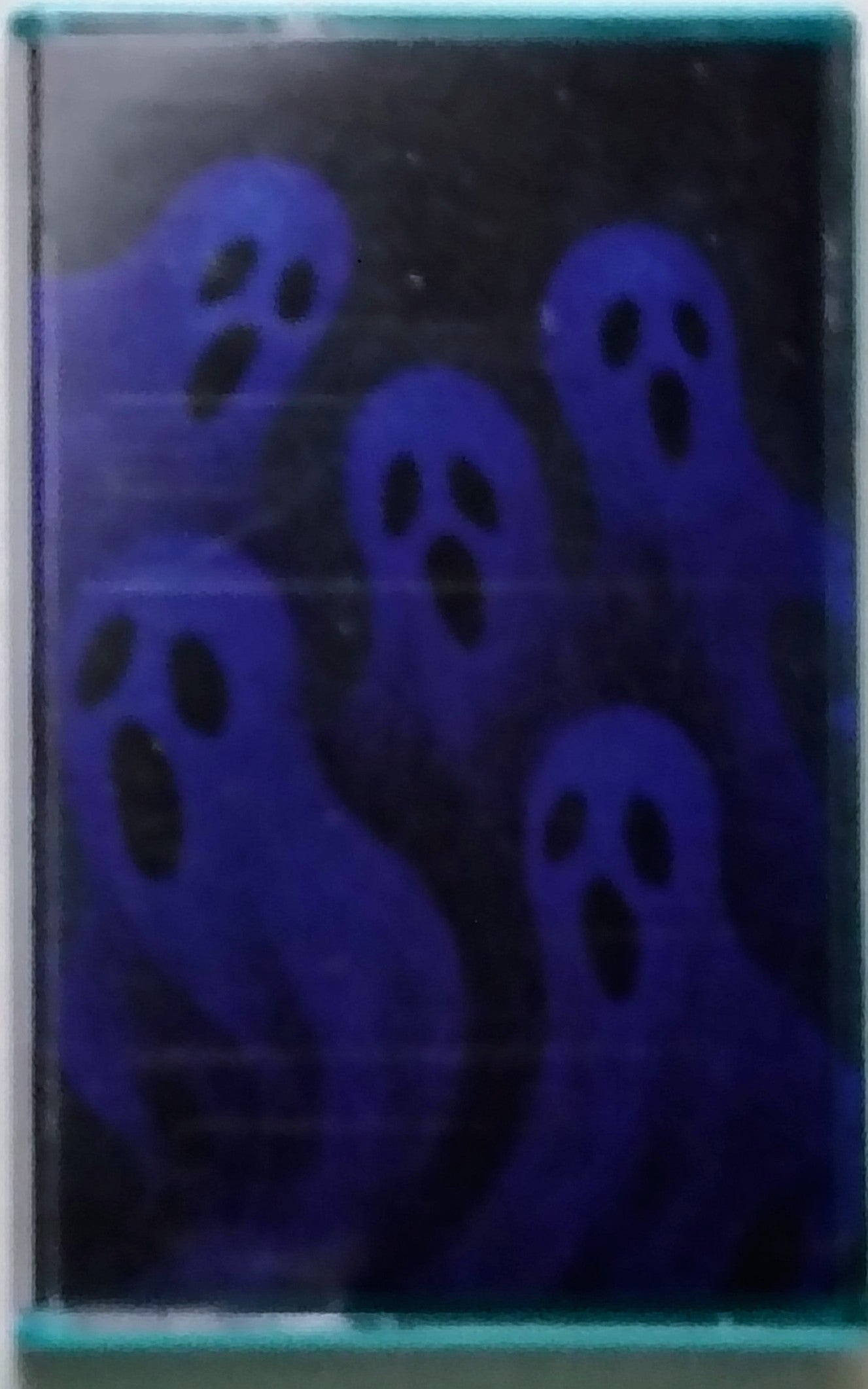 Haunted House Party 2025 (Strange Daisy Records' Annual Halloween Hip-Hop instrumental mix) - "Late Night Frights" - INDIE CASSETTE TAPE  NM/NM (In slipcase; Played 1x; Glows in blacklight, revealing spooky art!!!)