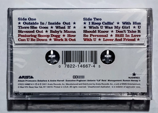 Babyface - “Face To Face” - CASSETTE TAPE NM/M (Sealed with hype sticker; tiny tear in cellophane)