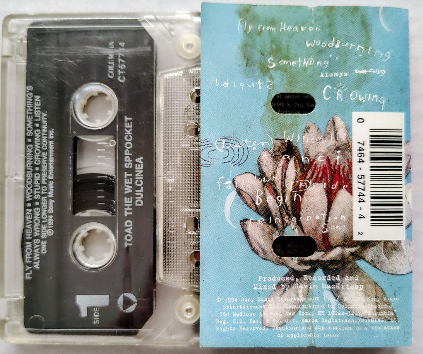 Toad the Wet Sprocket - "Dulcinea" - CASSETTE TAPE G+/VG *🚨*