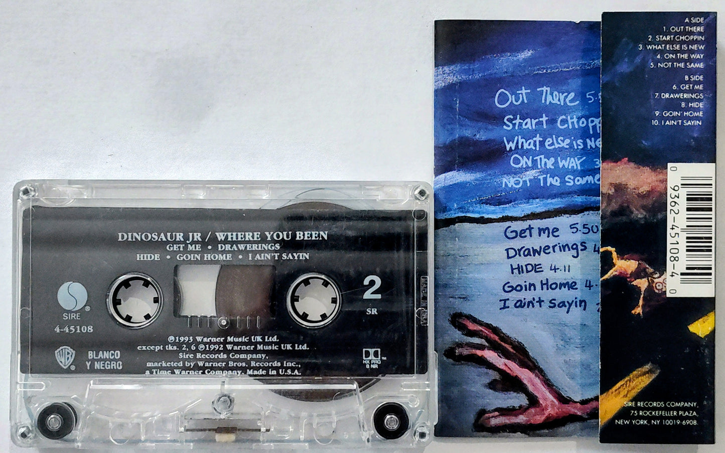 Dinosaur Jr - “Where You Been” - INDIE CASSETTE TAPE VG/VG *🚨*