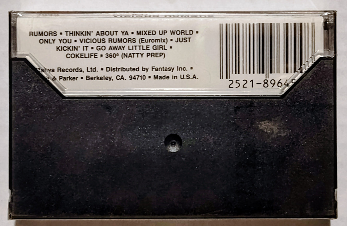 Timex Social Club - “Rumors” - CASSETTE TAPE (Chrome)NM/M (Sealed; slightly torn cellophane; price tag residue) *⭐*