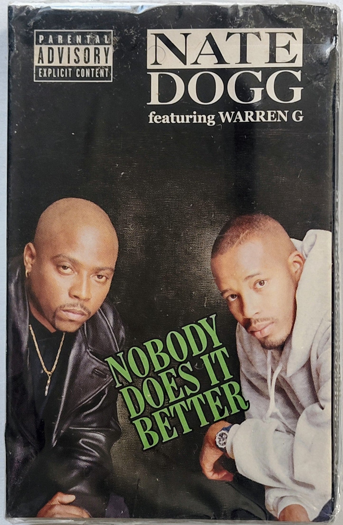 Nate Dogg Featuring Warren G - “Nobody Does It Better” - CASSETTE TAPE VG+/M (Single; Sealed; minimal shelf wear)
