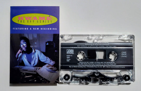 Kwamé - "The Boy Genius" - CASSETTE TAPE (SR; DOLBY HX PRO) VG+/VG+