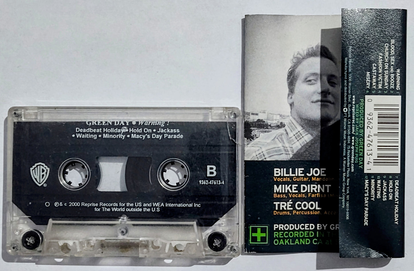 Green Day - “Warning” - CASSETTE TAPE (Indonesia) VG/VG+