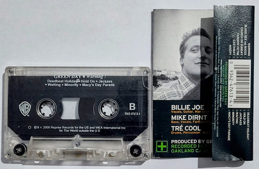 Green Day - “Warning” - CASSETTE TAPE (Indonesia) VG/VG+