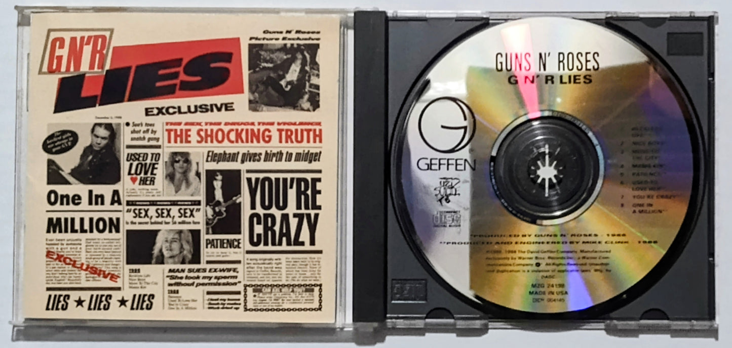 Guns N’ Roses - GN’R Lies” - COMPACT DISC VG/VG