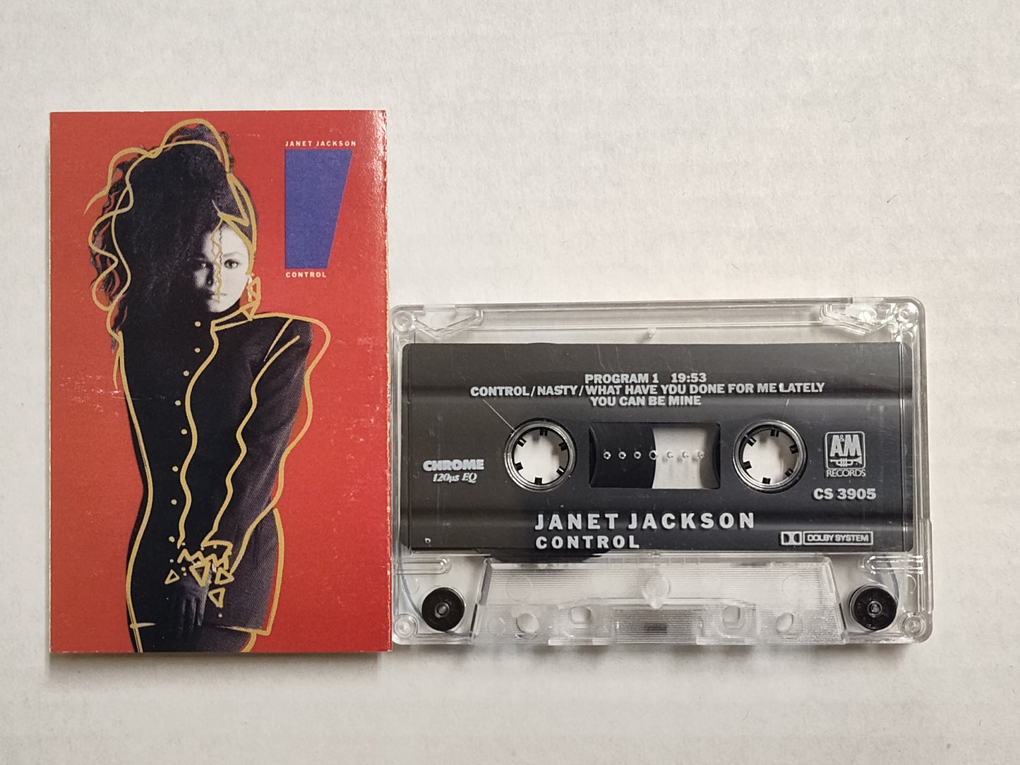 Janet Jackson - "Control" - CASSETTE TAPE VG+/VG+