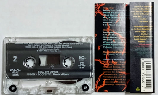 Bell Biv DeVoe - "WBBD- Bootcity! The Remix Album" - CASSETTE TAPE VG+/VG+
