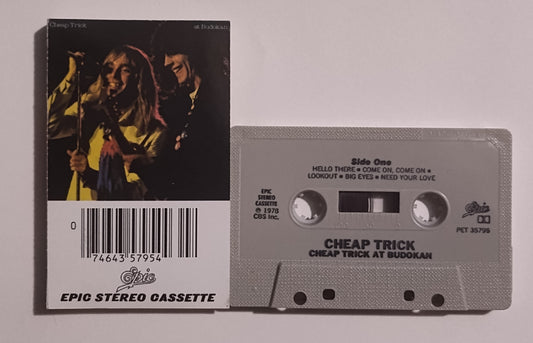 Cheap Trick - "At Budokan" - CASSETTE TAPE (DOLBY) VG+/VG+