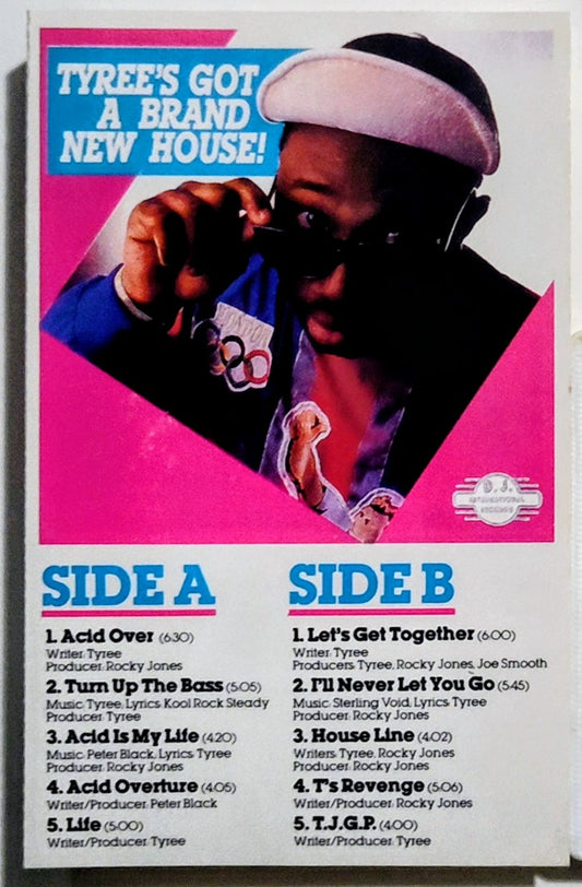 Tyree - "Tyree's Got A Brand New House" - CASSETTE TAPE VG/VG