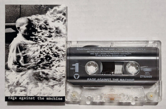 Rage Against The Machine - "Rage Against The Machine" - CASSETTE TAPE VG+/VG+
