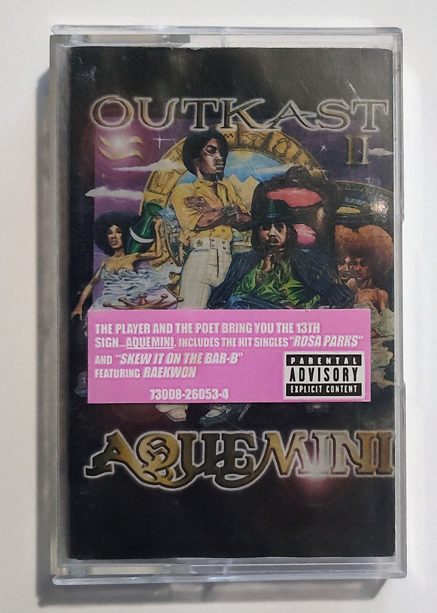Outkast - "Aquemini" - CASSETTE TAPE (DOLBY HX PRO B NR) G+/G* (See Notes/Photos)