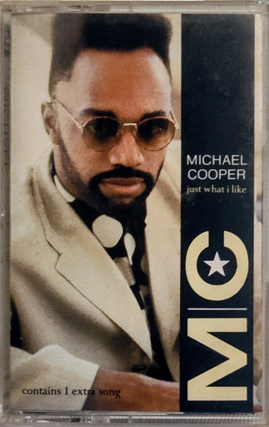Michael Cooper- "Just What I Like" - CASSETTE TAPE (DOLBY) NM/M (Sealed; small crack on back)