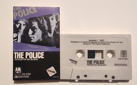 Police, The - "Regatta De Blanc (Chrome; DOLBY)" - CASSETTE TAPE VG+/VG+