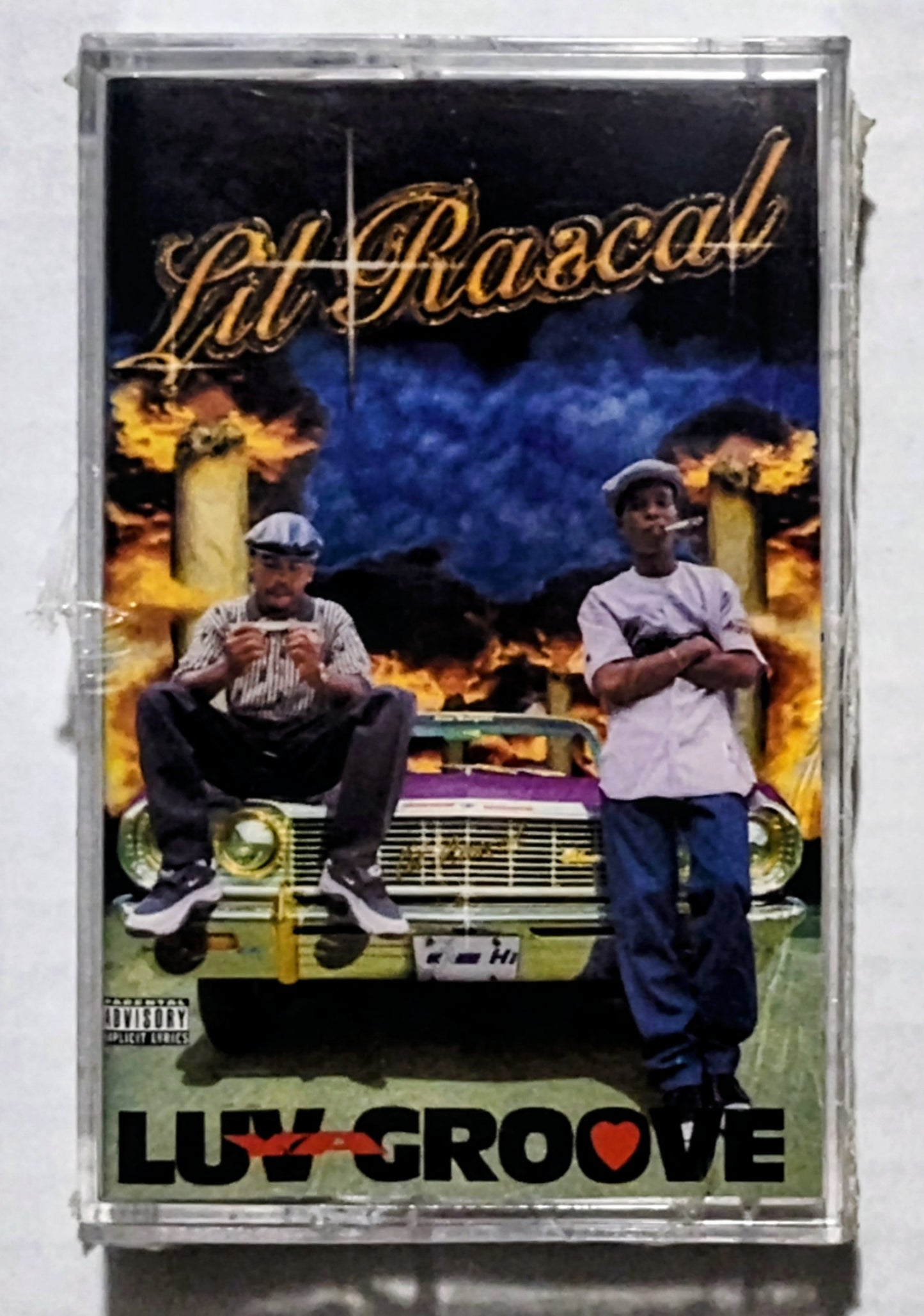 Lil Rascal - “Luv Ya Groove” - CASSETTE TAPE (Maxi Single) NM/M (Sealed; small hole in cellophane along cover/ spine)
