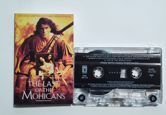 Trevor Jones And Andy Edelman - "The Last Of The Mohicans" - CASSETTE TAPE (Chrome; Promo) NM/NM