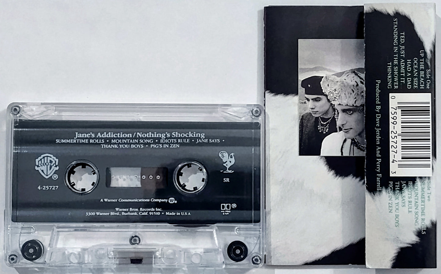 Jane's Addiction - "Nothing's Shocking" - CASSETTE TAPE VG+/VG+