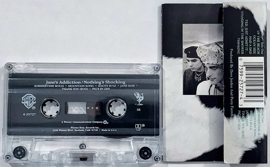Jane's Addiction - "Nothing's Shocking" - CASSETTE TAPE VG+/VG+