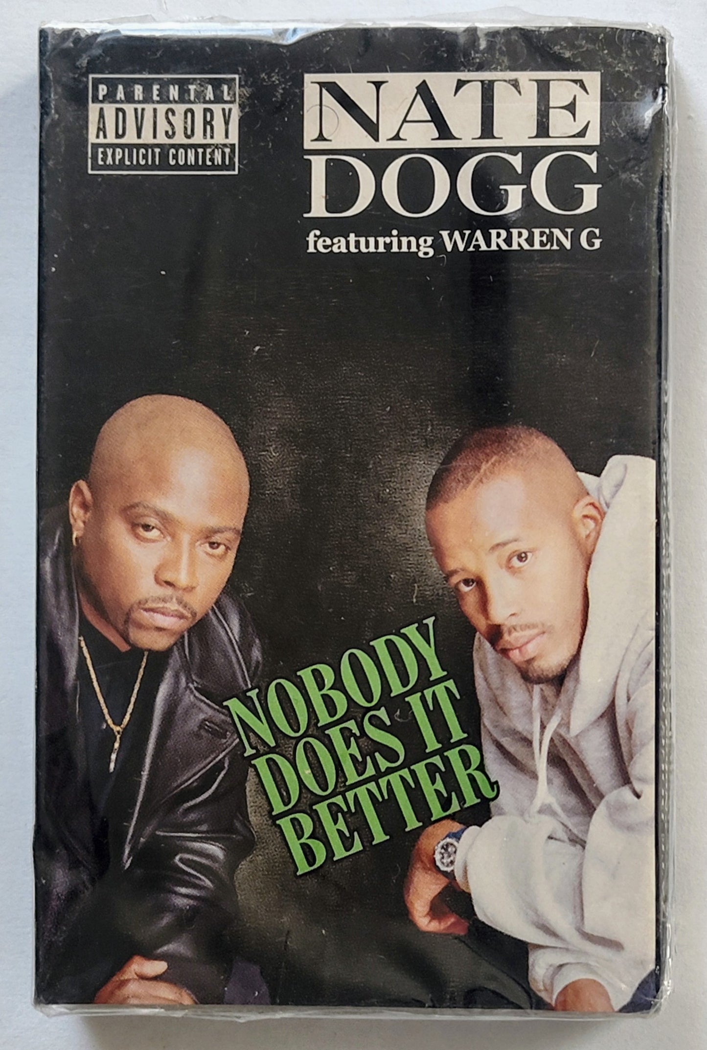 Nate Dogg Featuring Warren G - “Nobody Does It Better” - CASSETTE TAPE VG+/M (Sealed; minimal shelf wear)