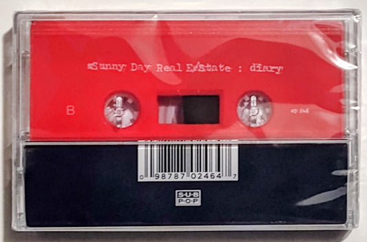 Sunny Day Real Estate - "Diary" - INDIE CASSETTE TAPE (Red shell) M/M (Sealed)