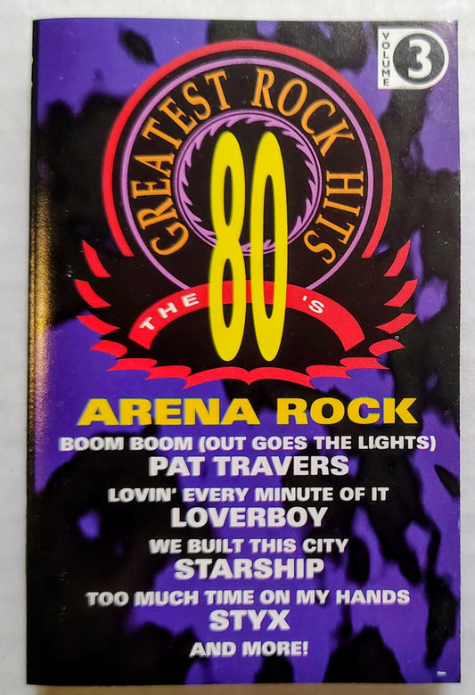 Various Artists - “80's Greatest Rock Compilation” - CASSETTE TAPE VG+/VG+