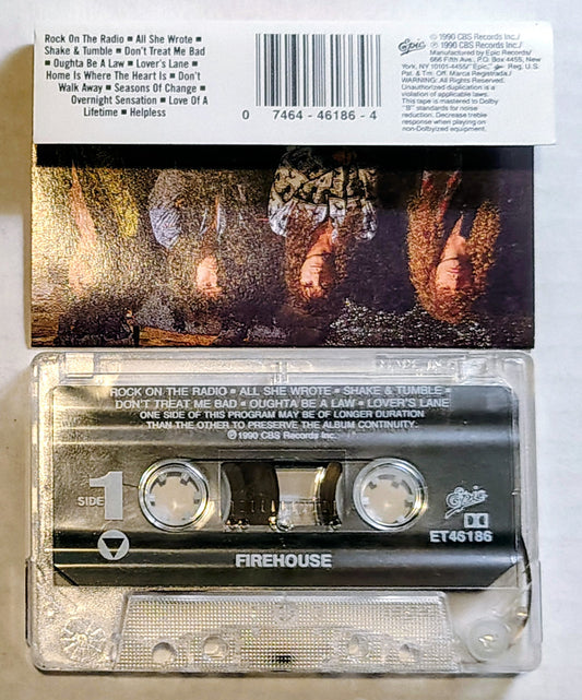 Firehouse - “Firehouse” - CASSETTE TAPE VG+/VG+