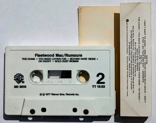 Fleetwood Mac - “Rumours” - CASSETTE TAPE (Columbia House) VG/VG+