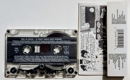 De La Soul - "3 Feet High And Rising" - CASSETTE TAPE VG+/VG+