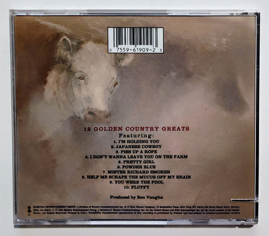 Ween - "12 Golden Country Greats" - COMPACT DISC G+/VG+ (Cut in spine of album art)