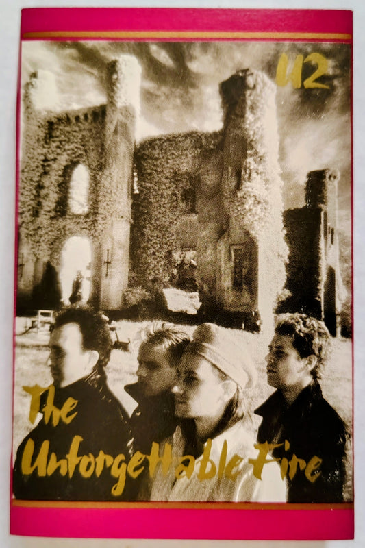 U2 - "The Unforgettable Fire" - CASSETTE TAPE VG+/VG+