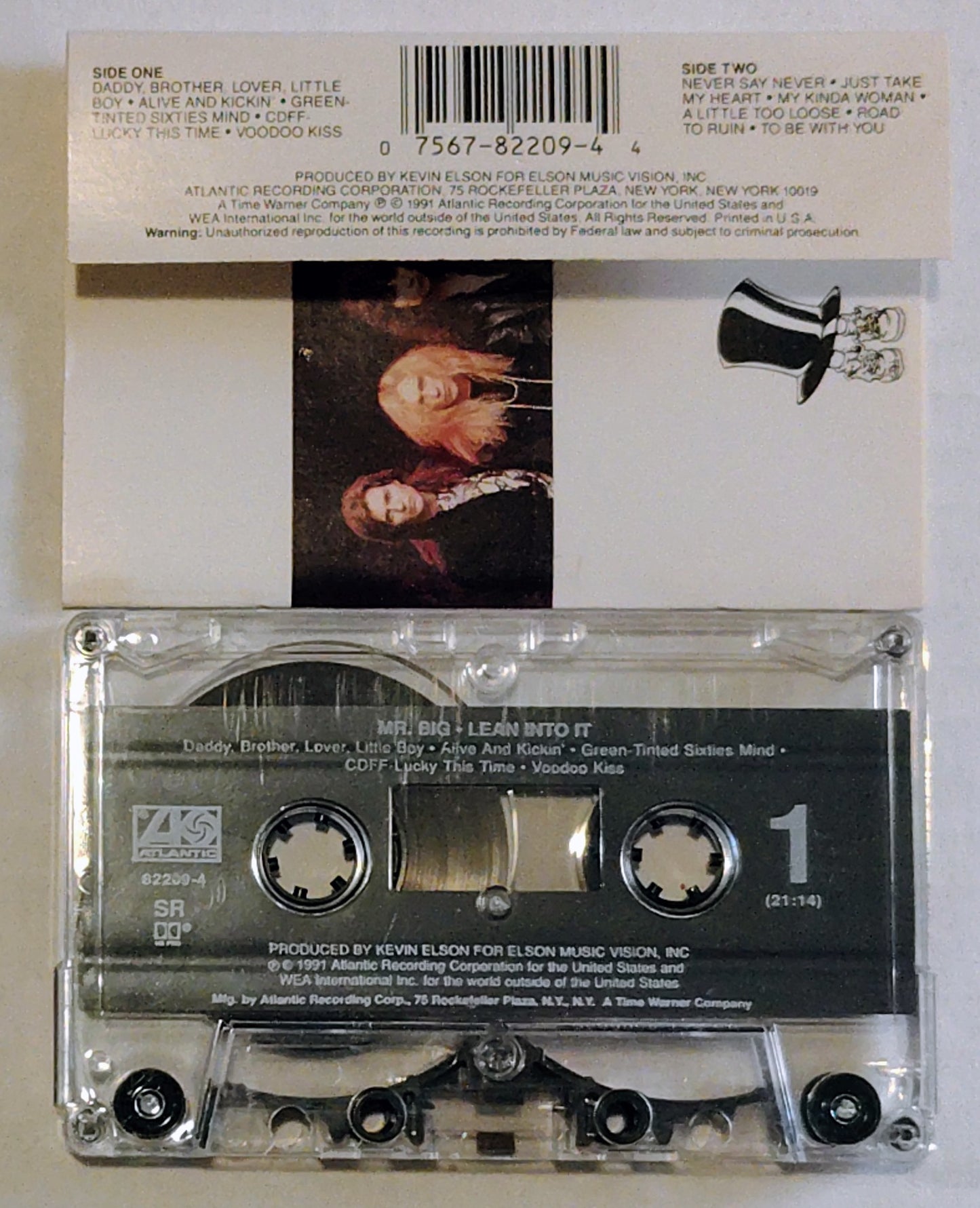 Mr Big - “Lean Into It” - CASSETTE TAPE VG+/VG+