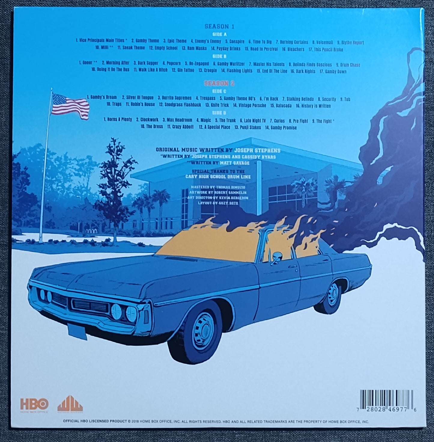 Joseph Stephens - "Vice Principals Soundtrack" - VINYL RECORD (Color Vinyl; see photos) NM/NM