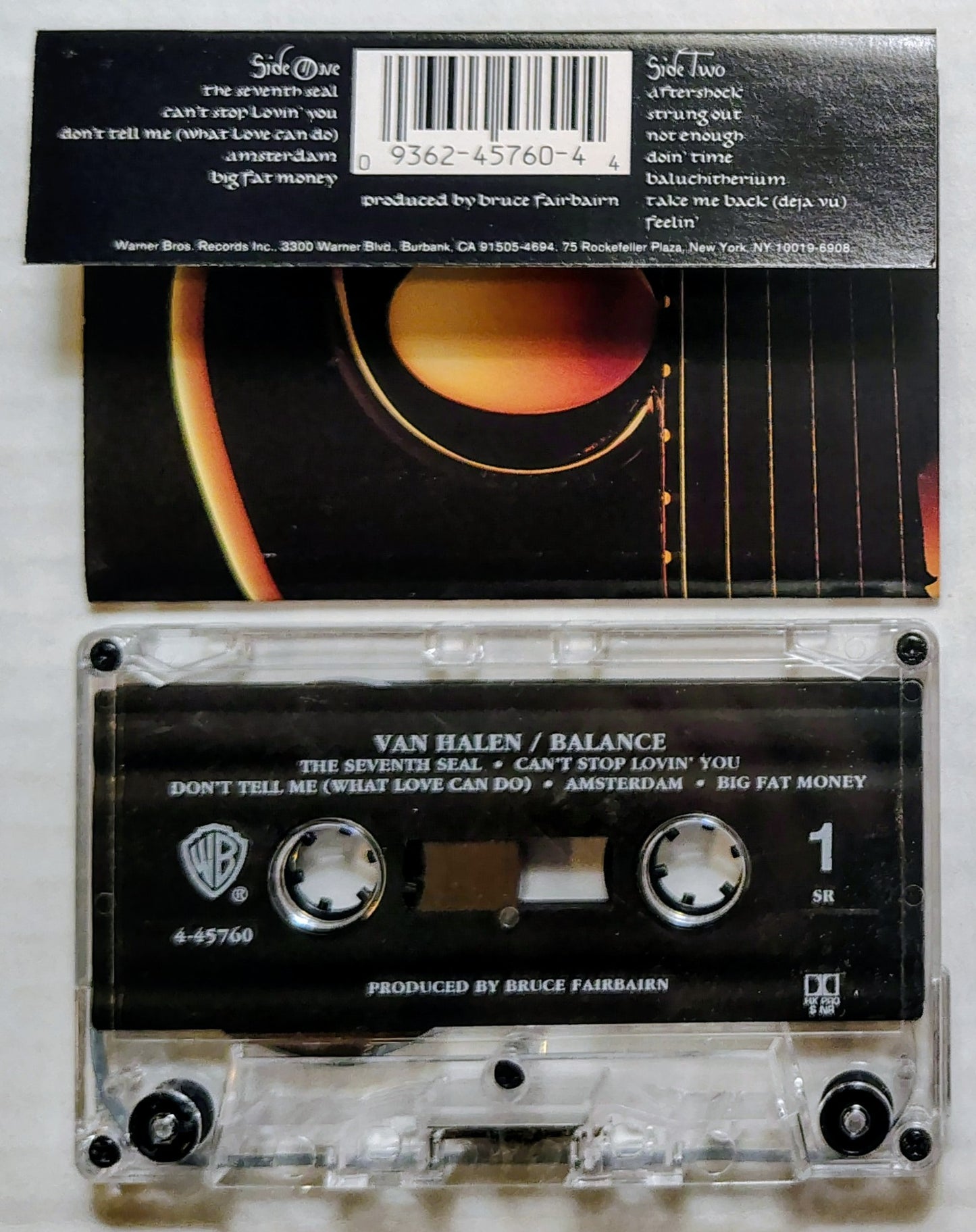 Van Halen - “Balance” - CASSETTE TAPE VG+/VG