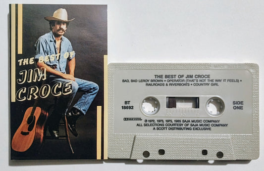 Jim Croce - "The Best Of Jim Croce" - CASSETTE TAPE VG+/VG+