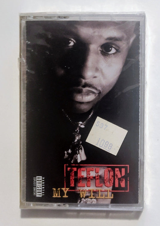 Teflon - "My Will" - CASSETTE TAPE NM/M (Tiny tear in seal; worn hype sticker)
