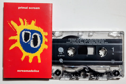 Primal Scream - "Screamadelica" - CASSETTE TAPE (SR) VG/VG+