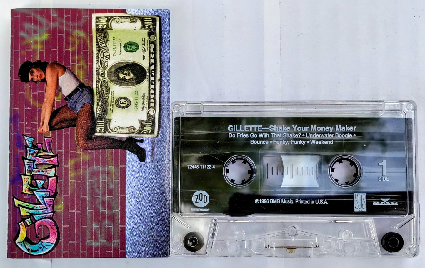 Gillette - “Shake Your Money Maker” - CASSETTE TAPE VG+/VG+