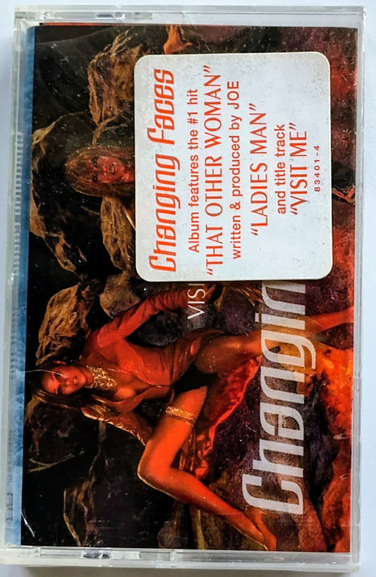 Changing Faces - “Visit Me” - CASSETTE TAPE NM/M (Sealed with hole in cellophane)