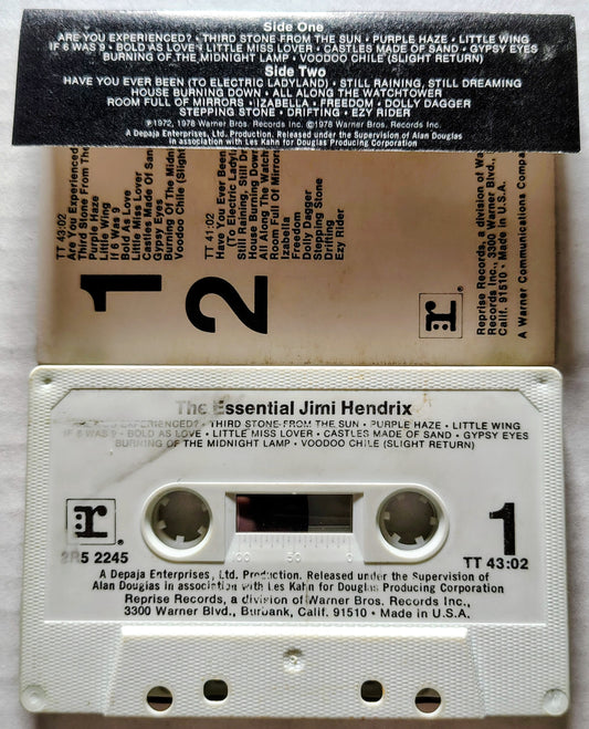 Jimi Hendrix - “The Essential Jimi Hendrix” - CASSETTE TAPE VG/G+ (Plays amazing!)