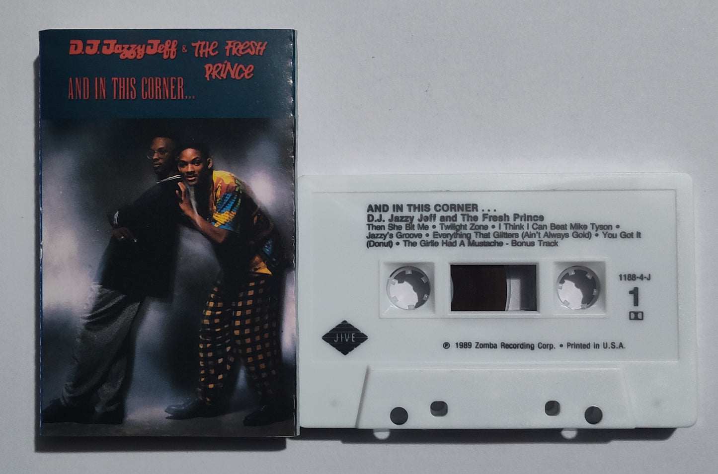 DJ Jazzy Jeff & The Fresh Prince - "And In This Corner" - CASSETTE TAPE VG+/VG+