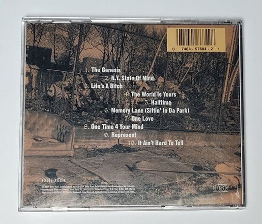 Nas - "Illmatic" - COMPACT DISC VG+/VG+
