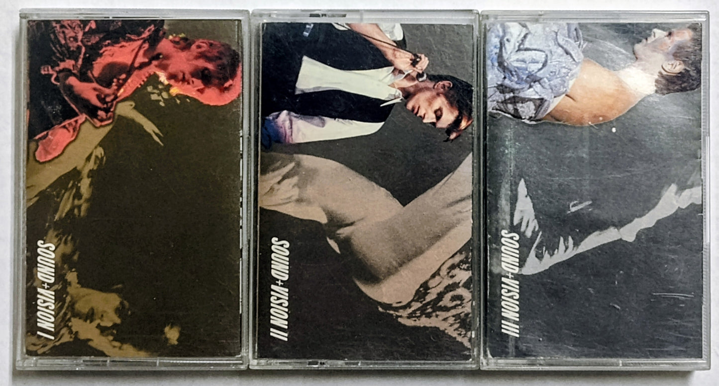 David Bowie - “Sound And Vision I, II & III” - CASSETTE TAPE (3x) VG/VG+