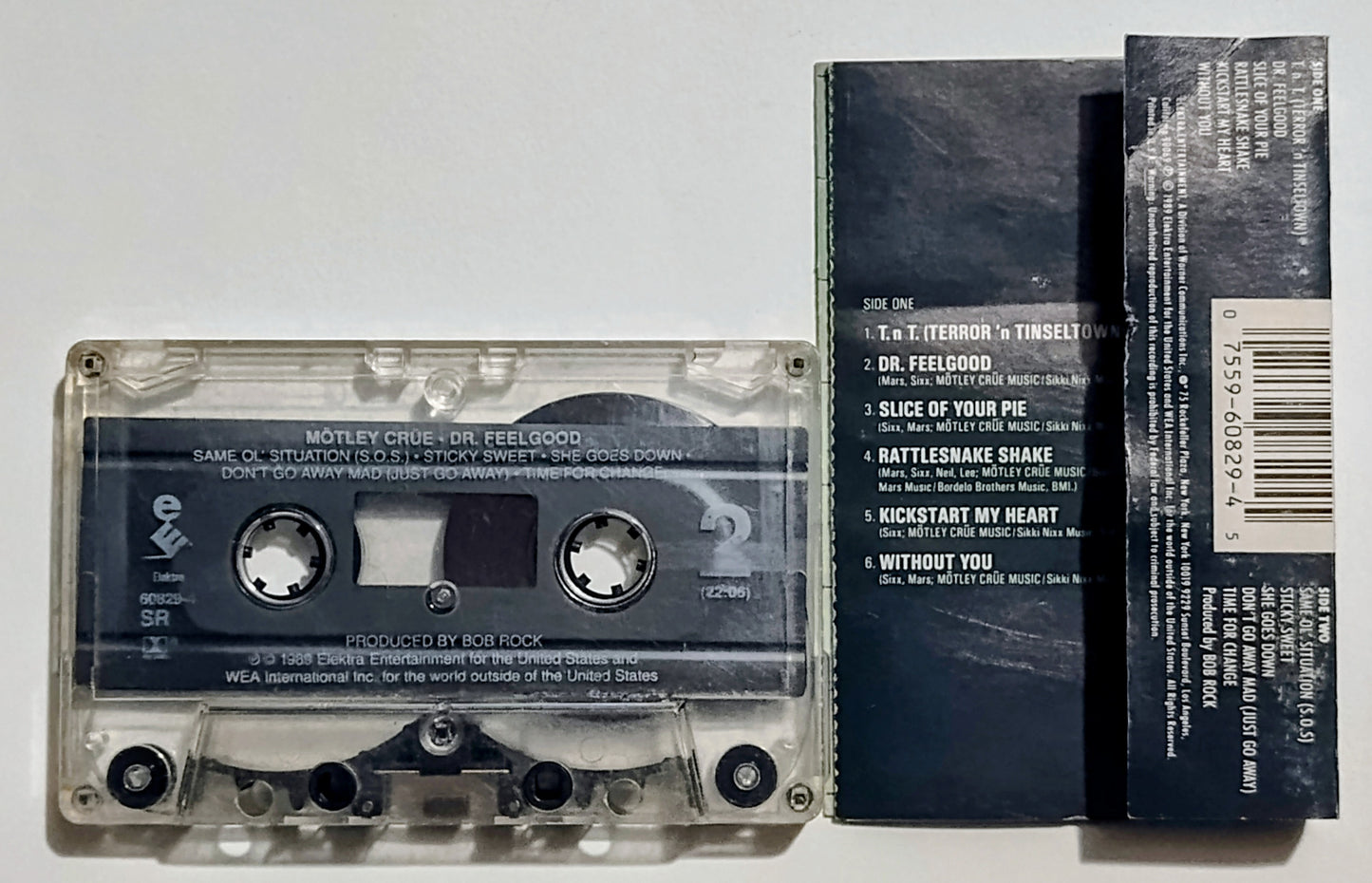 Mötley Crüe - "Dr. Feelgood" - CASSETTE TAPE G+/G+