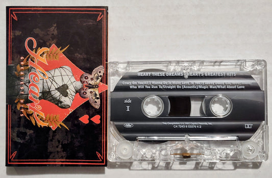 Heart - “These Dreams/Heart’s Greatest Hits” - CASSETTE TAPE NM/NM