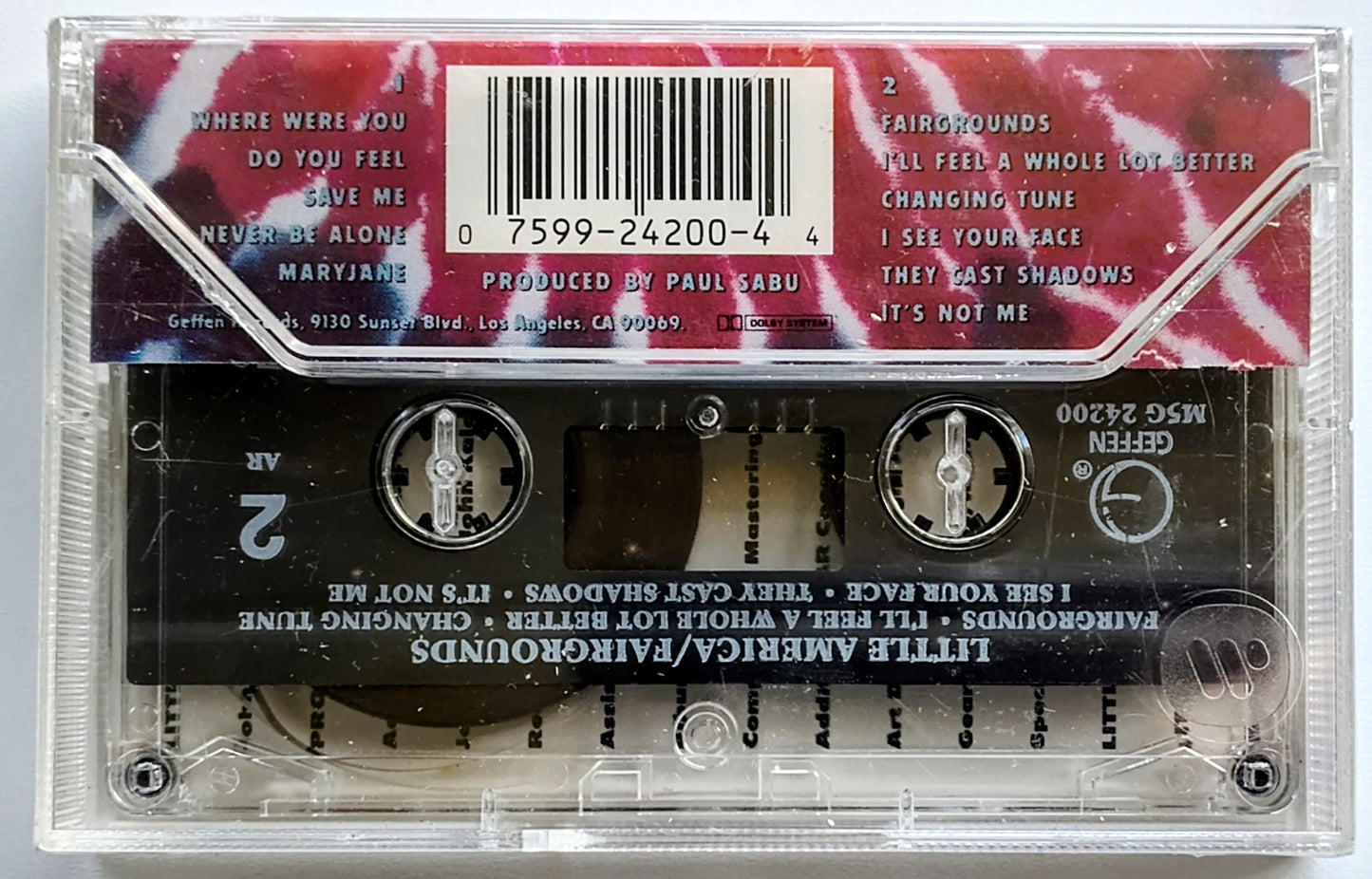 Little America - “Fairgrounds” - CASSETTE TAPE VG+/M (Sealed with cut spine)