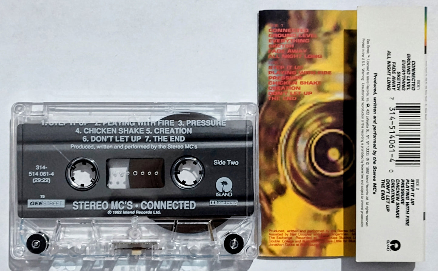 Stereo MC’s - “Connected” - CASSETTE TAPE VG/VG+
