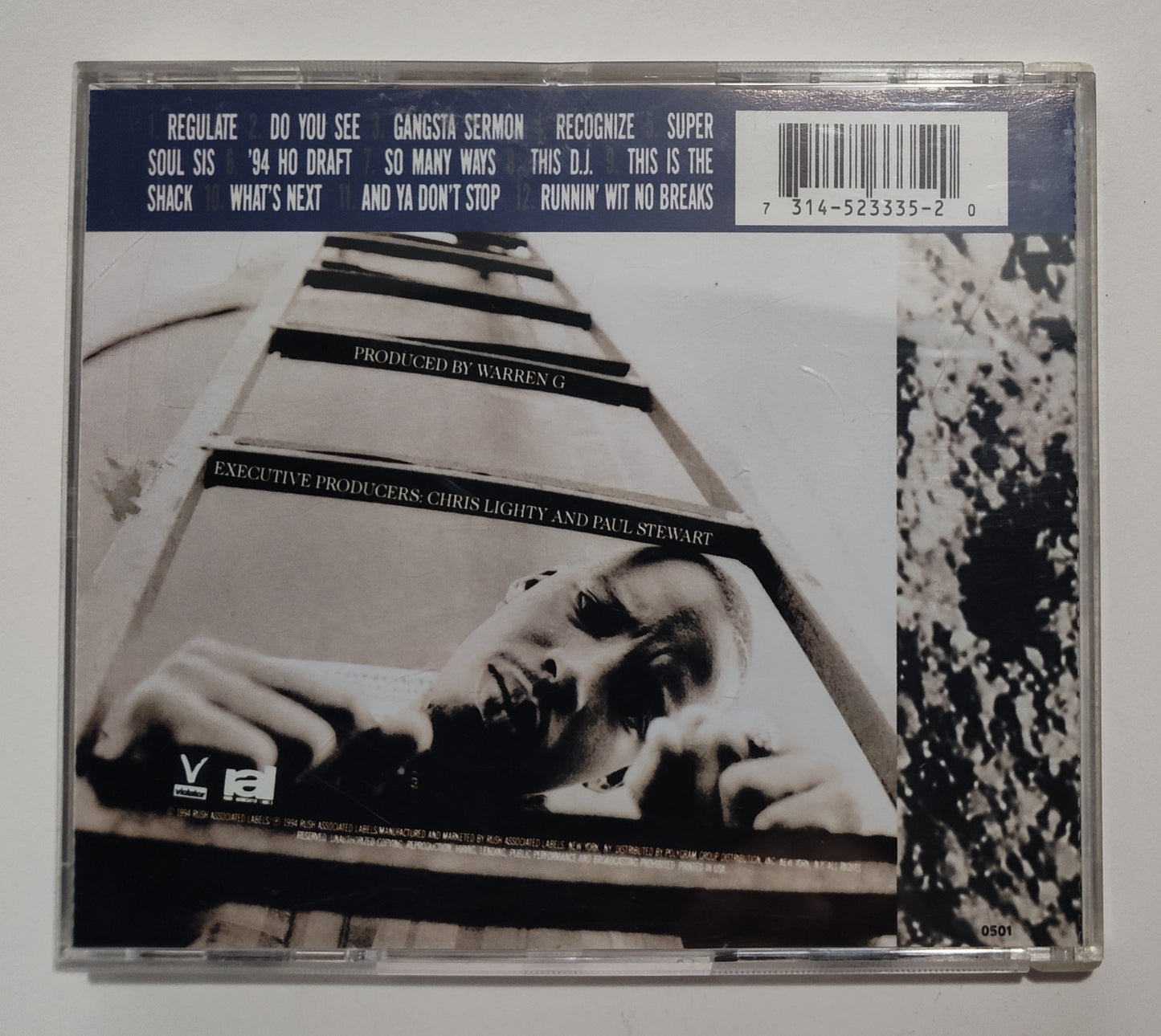 Warren G - "Regulate...G Funk Era" - COMPACT DISC VG+/VG+