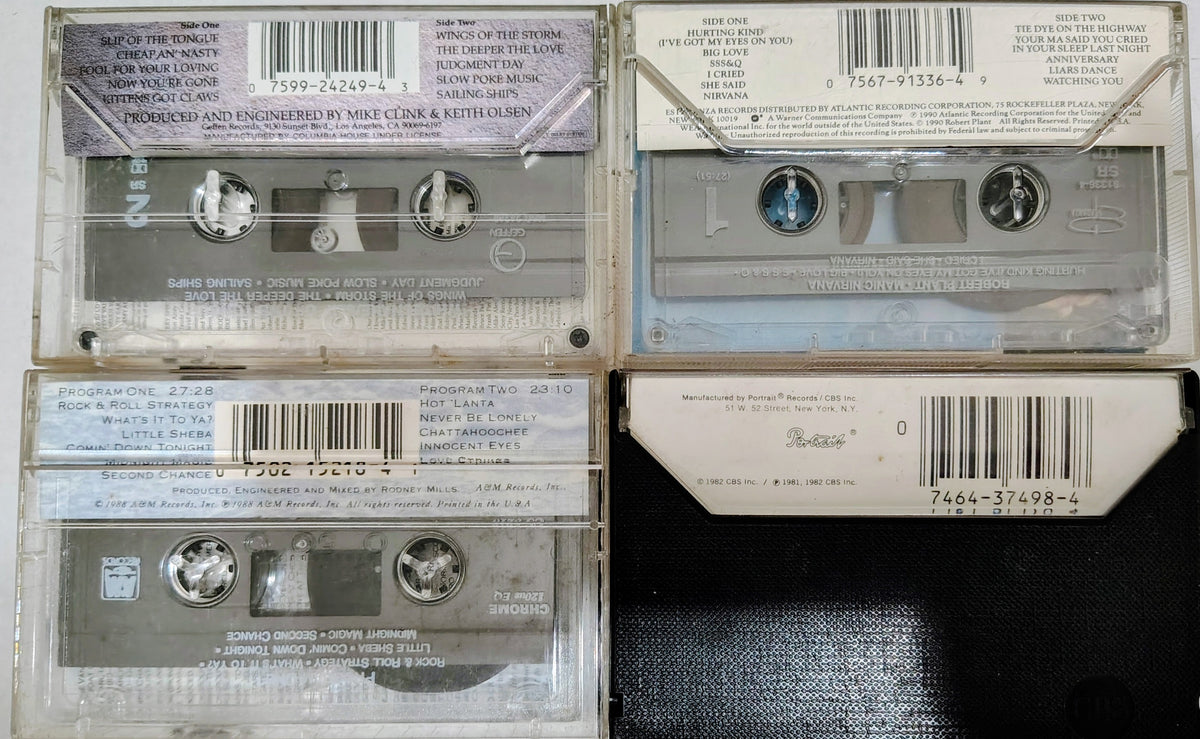 7-Tape Hard Rock Mini Batch (All Very Good overall) (Lot 6)