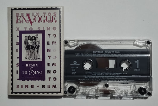 En Vogue - "Remix To Sing" - CASSETTE TAPE (SR; DIGalog; DOLBY HX PRO) VG+/VG+