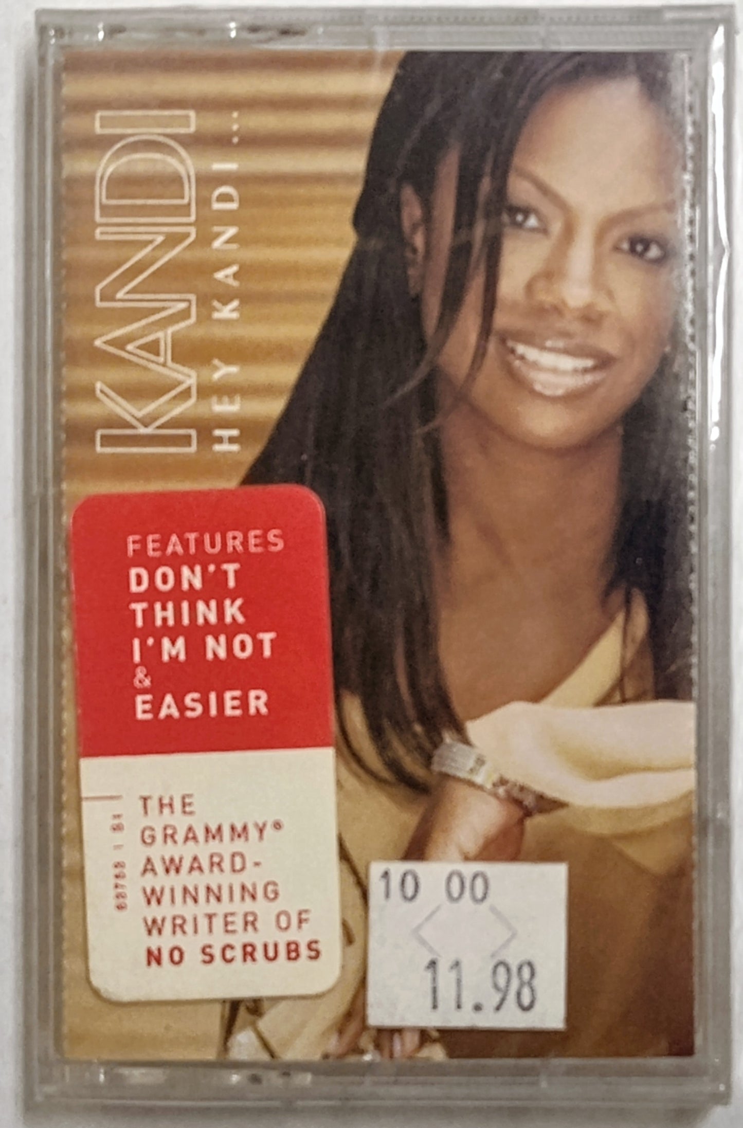 Kandi - “Hey Kandi…” - CASSETTE TAPE NM/M (Sealed; crack in spine and back of case)